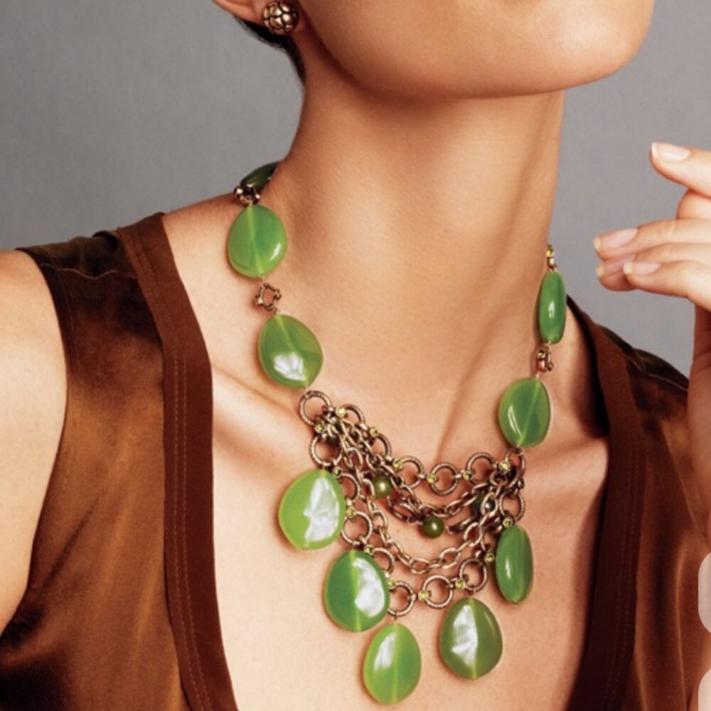 "Prasino" statement necklace from the Kiam Family Collection for Lia Sophia